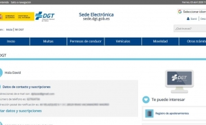 Sede electrónica de la DGT: todo lo que puedes hacer en ella