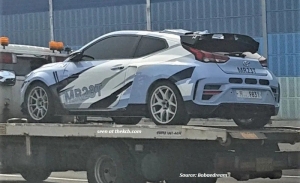 Cazan la mula de pruebas del futuro deportivo de Hyundai N basado en el RM19