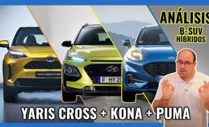 Toyota Yaris Cross vs Hyundai KONA vs Ford Puma, los B-SUV ECO frente a frente (Con vídeo)