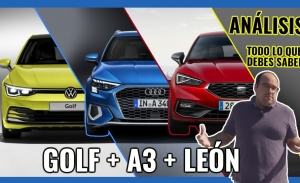 Volkswagen Golf vs Audi A3 vs SEAT León, la Santísima Trinidad (Con vídeo)