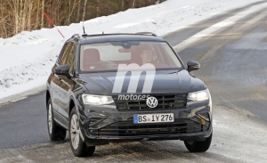 Primeras fotos espía del nuevo Volkswagen Tiguan GTE, el facelift trae el híbrido enchufable