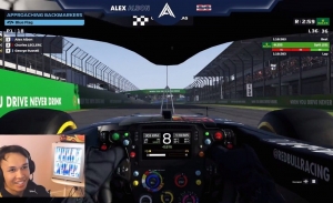 Albon se lleva el GP virtual de Brasil tras una intensa lucha con Leclerc