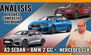 Audi A3 Sedan vs BMW Serie 2 Gran Coupé vs Mercedes CLA, el tridente de berlinas compactas premium