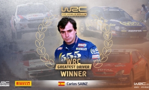 Carlos Sainz es coronado como el mejor piloto de la historia del WRC