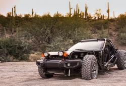 Espectacular buggy retrofuturista creado sobre un Corvette de 350 CV