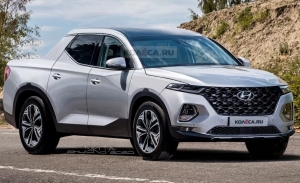 Nuevas recreaciones del Hyundai Santa Cruz 2021 muestran su frontal