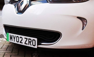 Los coches eléctricos en Reino Unido contarán con matrículas específicas