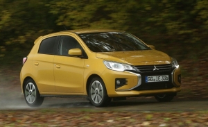 Alemania - Mayo 2020: El Mitsubishi Space Star sorprende en un mercado reactivado