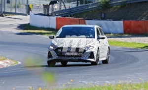 Nuevas fotos espía del nuevo Hyundai i20 N, el utilitario se destapa en Nürburgring