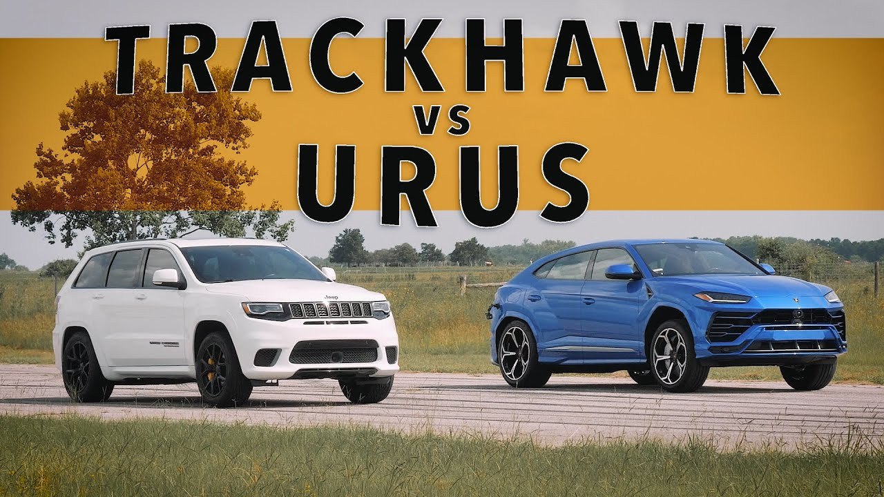 Urus vs. Jeep Trackhawk duelo por el título de SUV más
