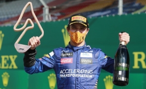 Primer podio de Norris en F1: «Estoy orgulloso de formar parte de McLaren»
