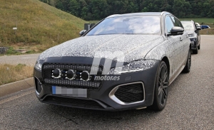 Se destapa el Jaguar XF Sportbrake Facelift 2021, el familiar británico pierde camuflaje