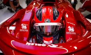 Robert Kubica vuelve al cockpit del Alfa Romeo C39 en Silverstone