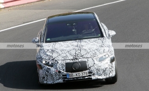 Primeras pruebas del futuro Mercedes EQS 2022 en el circuito de Nürburgring
