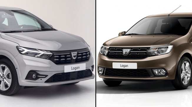Comparativa visual del Dacia Logan 2021