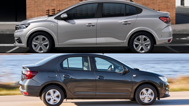 Comparativa visual del Dacia Logan 2021
