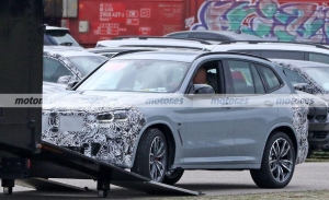 Nuevas fotos espía del facelift del BMW X3 M40, el SUV deportivo descubre detalles