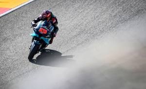 Quartararo logra la pole del GP de Aragón tras una dura caída en el FP3