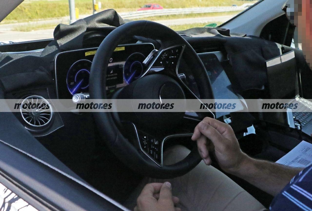 Nuevo vistazo al avanzado interior del futuro Mercedes EQS ...