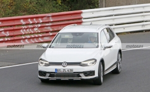 Los prototipos del nuevo Volkswagen Golf R Variant 2021, de pruebas en Nürburgring