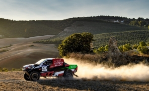 Yazeed Al-Rajhi y Joan Barreda mandan en el tercer día del Andalucía Rally
