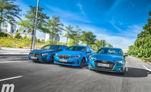 Prueba comparativa Audi A3 Sportback, BMW Serie 1 y Mercedes Clase A (con vídeo)