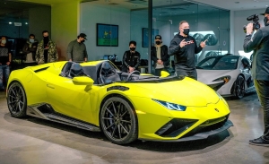 Este es el primer y único Lamborghini Huracán EVO speedster del mundo