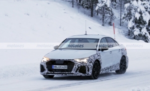 Los prototipos del nuevo Audi RS 3 Sedán 2021 afrontan sus últimas pruebas de invierno