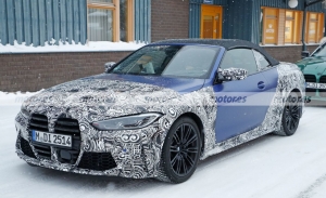 El nuevo BMW M4 Cabrio G83, cazado en una jornada de pruebas de invierno