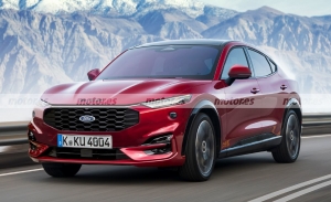 Nueva recreación del Ford Mondeo Evos 2022, un SUV coupé muy atractivo en camino