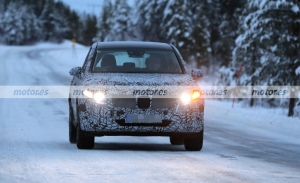 El futuro Mercedes GLC 2022 posa en unas nuevas fotos espía en las pruebas de invierno