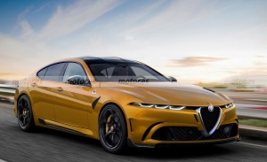 Alfa Romeo atacará el segmento E en 2025, este render adelanta la futura berlina