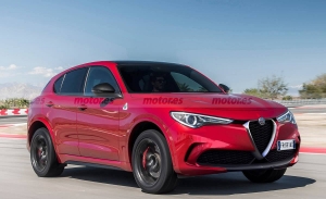 Esta recreación adelanta el Alfa Romeo Stelvio 2022, el SUV deportivo estrena novedades