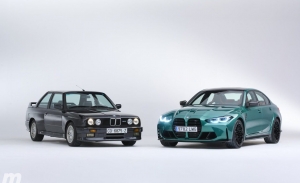 El nuevo BMW M3 G80 frente a su más lejano antepasado, el mítico BMW M3 E30