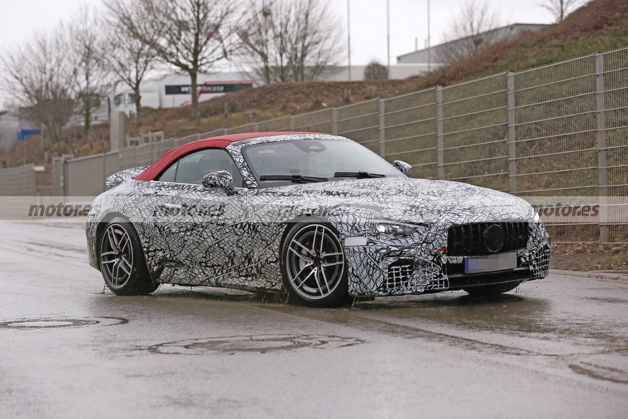 Fotos espía Mercedes SL 2021 - exterior
