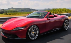 ¿Habrá un Ferrari Roma Spider? Probablemente no, pero su diseño sería espectacular