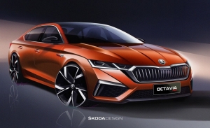 El nuevo Skoda Octavia Pro para China sale a la luz en unos bocetos oficiales