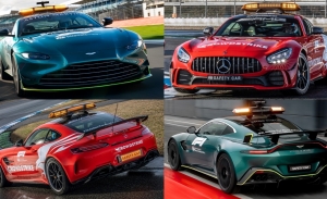 Aston Martin y Mercedes presentan los nuevos ‘Safety Car’ de la Fórmula 1