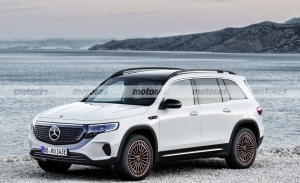 El Mercedes EQB 2022, el nuevo SUV eléctrico compacto, al descubierto en esta recreación