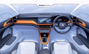 Nuevos teasers del Skoda Kushaq avanzan el interior del SUV para India
