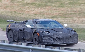Un prototipo del Corvette Z06 cazado poniendo a prueba el Launch Control