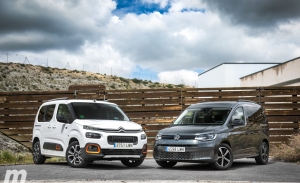 Prueba comparativa Volkswagen Caddy vs Citroën Berlingo (con vídeo)