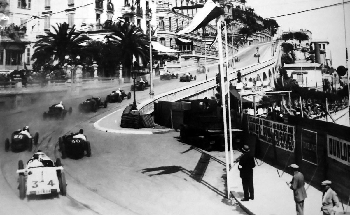 Photo Vintage - Diego De Sterlich Sur Maserati 8C - Grand Prix De Monaco 1929 - Collection Automobile