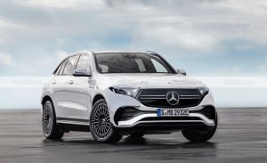 Mercedes EQE SUV 2023, el quinto eléctrico adelantado en esta recreación