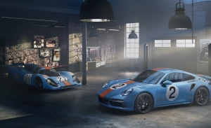 El Porsche 911 Turbo S se viste con los colores de Gulf para una subasta