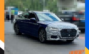 Cazado el Audi A6 L Facelift 2022 en unas fotos espía, la berlina larga para China