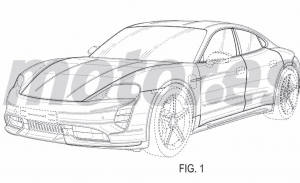 Filtrado del registro de patentes el Porsche Taycan Cross Sedan