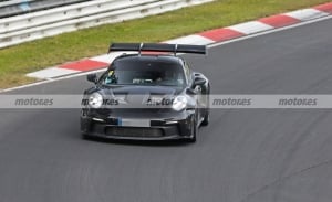 El nuevo Porsche 911 GT3 RS 2022 llega a Nürburgring con más detalles a la vista
