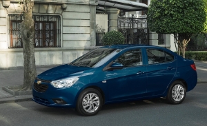 México - Agosto 2021: El Chevrolet Aveo no achaca la crisis de los microchips