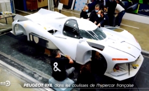 El Peugeot 9X8 se deja ver en un reportaje televisivo en Francia